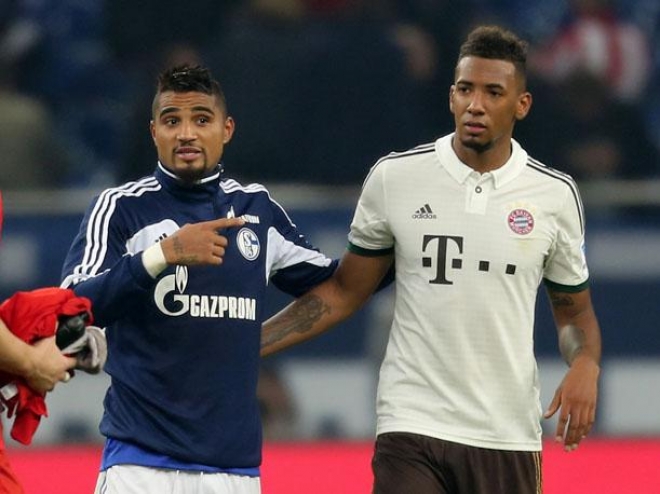 Kevin Prince  y Jerome Boateng